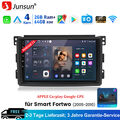 Android 13 CarPlay Für Smart Fortwo 451 2005-2010 Autoradio GPS Navi WIFI BT 64G