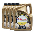 TOTAL Quartz Ineo MC3 SAE 5W-30 Motorenöl BMW LL-04, MB 229.52, 4x5 Liter