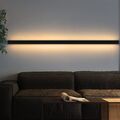 ZMH Wandlampe led Wandleuchte innen Flurlampe Bettlampe Wandbeleuchtung Schwarz