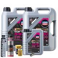 Motoröl 5W30 LIQUI MOLY 11L+HENGST Ölfilter+Spülung+Cera Tec+Ölablassschraube