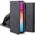 Für Samsung Galaxy A02s | Smart Magnet Handyhülle Lederoptik Flip Case schwarz