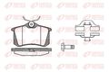 REMSA Bremsbelagsatz Scheibenbremse 0263.03 für VW FORD AUDI RENAULT SKODA BORA