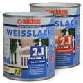 2in1 Weißlack Wilckens Grundierung glänzend seidenmatt 0,75 L (10,60€/1l)