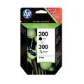 Hewlett-Packard 300 combo pack Tintenpatrone CN637EE schwarz 3-farbig Multipack