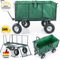 Bollerwagen Gartenwagen Gitterwagen Handwagen Transport Gitter Plane 450 kg