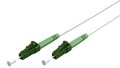 3x Glasfaserkabel (FTTH), Singlemode (OS2) White, (Simplex), 0,5 m; LC-APC (8°) 