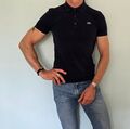 Lacoste Sport Slim Fit Polo Shirt Trikot Blau Gr. FR 3 = S Blau France