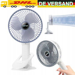 USB Ventilator Mini Handventilator Leise Tragbarer Fan Lüfter mit 400Mah Akku 