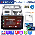 2+32G Android 12 CarPlay Autoradio GPS Navi MIK Kamera DAB+ Für Peugeot 2002-13