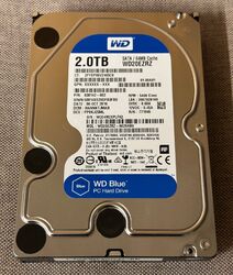 Western Digital WD Blue 2 TB 3.5 Zoll SATA-III 6Gb/s WD20EZRZ HDD