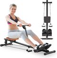 Rudergerät Ruderzugmaschine Rudermaschine Heimtrainer Fitness LCD Display 120kg