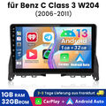 Für Mercedes Benz C Klasse W204 S204 Android 13.0 Autoradio GPS Navi FM RDS 32GB