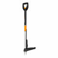 Fiskars SmartFit Teleskop Unkrautstecher Unkraut Stecher Schwarz Orange 100 cm