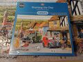 500 Teile Gibsons Puzzle "Starting The Day"
