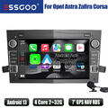 Für Opel Astra H Corsa C/D Meriva Carplay Autoradio 2+32G Android 13 GPS RDS FM