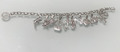 Giorgio Martello Bettelarmband Lucky Charms Armband 925 Silber 11 Charms wie neu