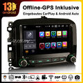 8-Kern Android 13 Autoradio Navi GPS Fiat 500L Carplay WiFi BT5.0 DSP DSP IPS FM