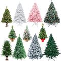 60cm-210cm Weihnachtsbaum Künstlicher Christbaum Tannenbaum Deko Baum Mit LED