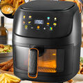 Heißluftfritteuse XXL Digitale Air Fryer1800W Fritteusen Heißluft Ofen Friteuse