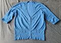 Green ICE Damen Pulli Oberteil Jacke Jäckchen Gr. L Blau Neuwertig