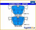Bremsbelagsatz, Scheibenbremse ATE 13.0460-7168.2 für BMW