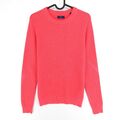 GANT Rot Rundhals Strukturiert Pullover GRÖSSE S