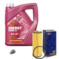 SCT Germany Ölfilter 5 L MANNOL Energy Combi LL 5W-30 für VW Audi Golf IV