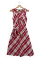 TOMMY HILFIGER A-Linien Kleid Damen Gr. DE 36 weiß-rot Elegant