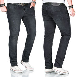 A. Salvarini Designer Herren Jeans Hose Regular Slim Fit Used Jeanshose Stretch28 verschiedene Größen - 6 Modelle - Blitzversand - TOP