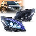 VLAND VOLL LED-Front Scheinwerfer für 2014–2021 Benz Vito W447 Links&Rechts E-32