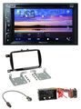 Pioneer Bluetooth 2DIN USB DVD DAB MP3 Autoradio für Fiat 500X ab 2016 klavierla