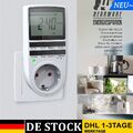 Zeitschaltuhr Wochenzeitschaltuhr,3680W Digitale Steckdose Programmierbare NEU