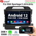 Für KIA Sportage 3 2010-2016 Android12 Autoradio CarPlay GPS Navi WIFI BT 2+32GB