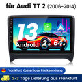 2+64GB Für Audi TT MK2 8J 2006-2014 Android13 Autoradio Carplay GPS Navi RDS SWC