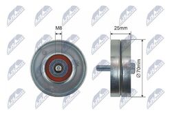 NTY Umlenk-/Führungsrolle, Keilrippenriemen RNK-FT-008 für CITROËN