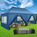 Pavillon 3x3/3x6m Faltpavillon Wasserdicht Partyzelt Gartenzelt UV-Schutz 50+ DE