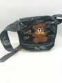 Handtasche - Damen - Tragetasche - Umhängetasche - "Teddy Club" - Schwarz