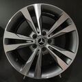 1x Alufelge 18 Zoll 7.5" 5x112 44ET Glanz Graphit A2054012802 Mercedes-Benz Mg