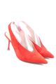 ANDREA PUCCINI Slingback-Pumps Damen Gr. DE 38 rot Casual-Look