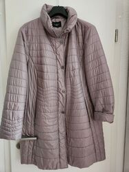 Damen leichte Steppjacke mit abnehmbarer Fellkapuze Longjacke Größe 52 BEXLEYS