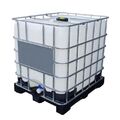 1000 l IBC Wassertank Container Regenwassertank GFK Kunststoffpalette GESPÜLT