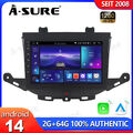 Android 14 CarPlay Autoradio Für Opel Astra K 2015-2019 GPS Navi 2+64G Head Unit