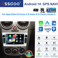 Android14 Autoradio GPS DAB+ Für Opel Zafira B Corsa C D Astra G H Vivaro Vectra