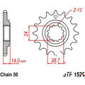 Zahnrad Ritzel 17Z Teilung 530 front sprocket 17tooth pitch für: Kawasaki ZRX GP