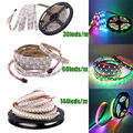 1-5m 5V WS2812B 5050 RGB LED Streifen Strip Lichtleiste Individuell Adressierbar