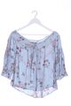 ZARA Carmen-Bluse Damen Gr. DE 34 blau-pink Casual-Look