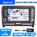 Für Audi TT MK2 8J 2006-2014 Android 12 Autoradio GPS Navi BT DAB+ 2+32G Carplay