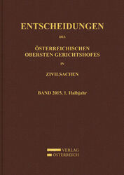 Oberster Gerichtshof / Entscheidungen des Obersten Gerichtshofes in Zivilsachen