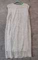 Akris Designer Kleid Netzmaterial beige 10/ 40