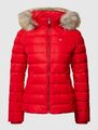 Tommy Jeans Damenjacke Winterdaune XXS 32 34 in rot